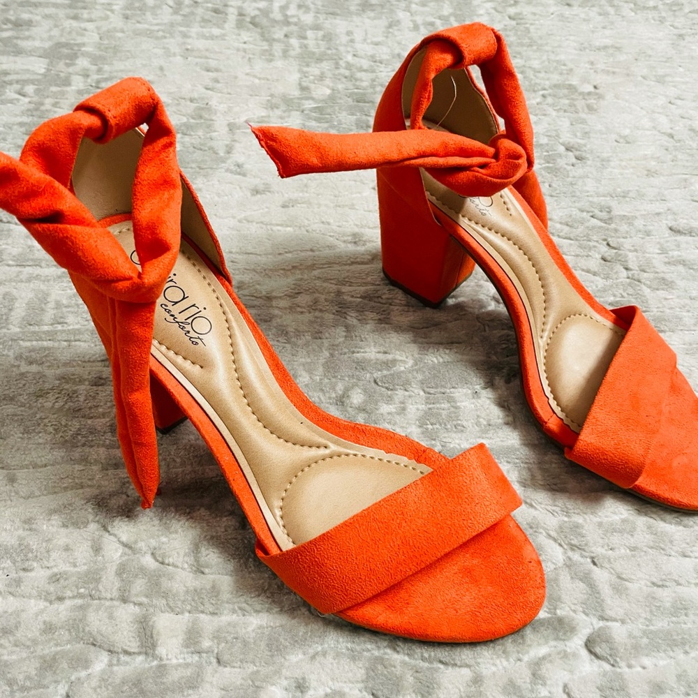 Orange heels